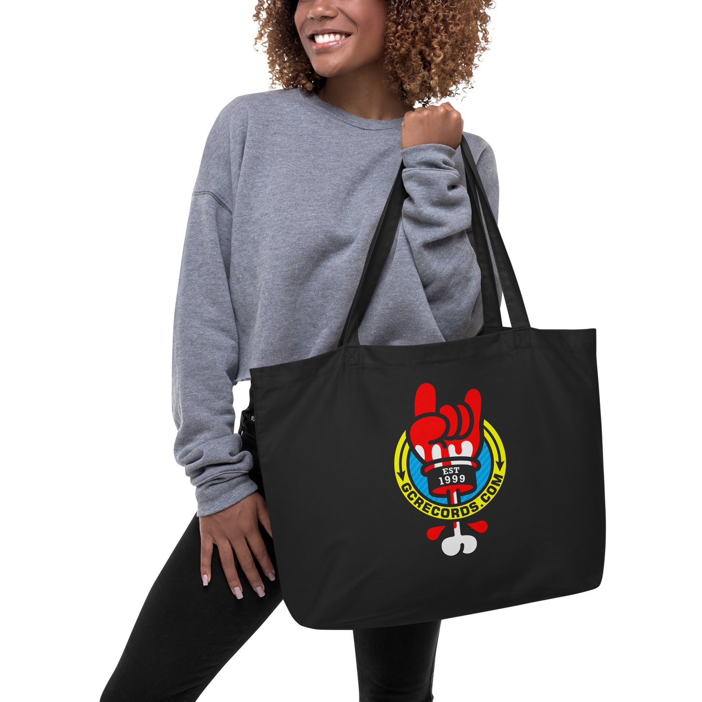 Large organic GC Logo tote bag